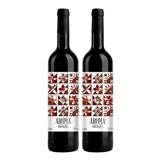 Imagem de Kit 2 Vinhos Aroma Português Tinto Portugal 750ml
