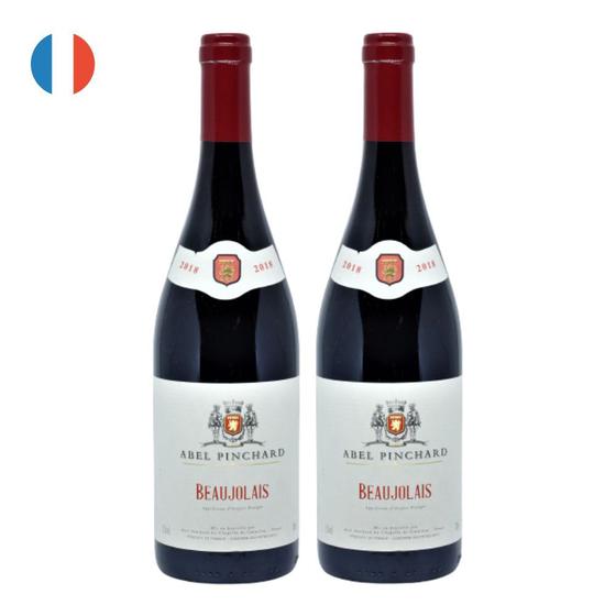 Imagem de Kit 2 Vinhos Beaujolais Villages Rouge Tinto França 750ml