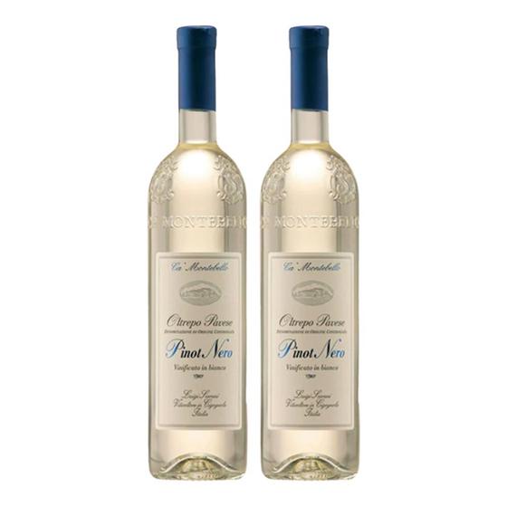 Imagem de Kit 2 Vinhos Ca' Montebello Pinot Nero Bianco Branco Itália 750ml