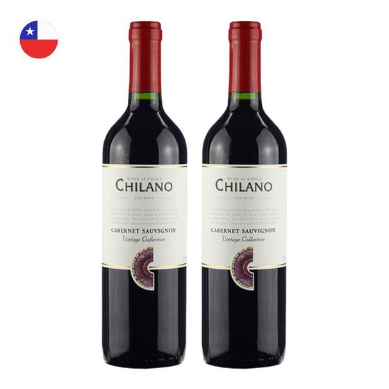 Imagem de Kit 2 Vinhos Chilano Cabernet Sauvignon Tinto Chile 750ml