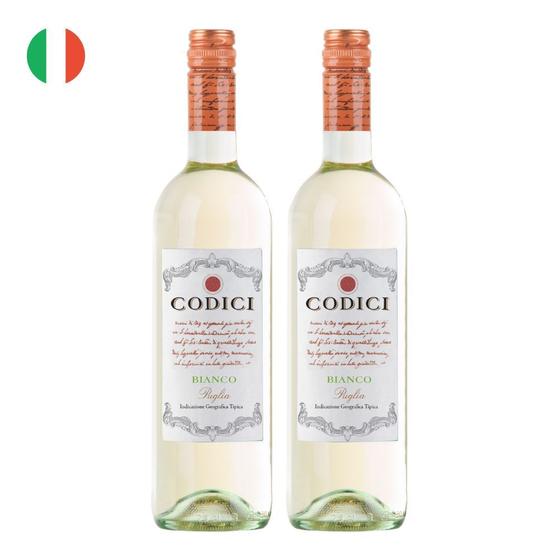 Imagem de Kit 2 Vinhos Codici Bianco Branco Itália 750ml