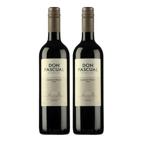 Imagem de Kit 2 Vinhos Don Pascual Cabernet Merlot Tinto Uruguai 750ml