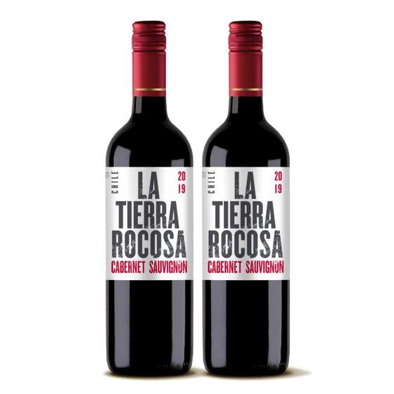 Imagem de Kit 2 Vinhos La Tierra Rocosa Cabernet Sauvignon Tinto Chile 750ml
