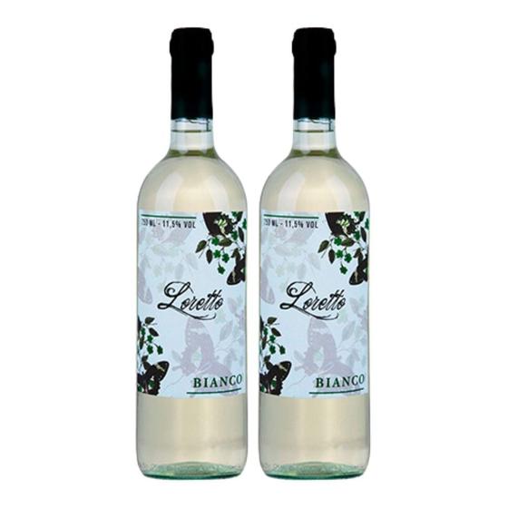 Imagem de Kit 2 Vinhos Loretto Vino Bianco Branco Itália 750ml