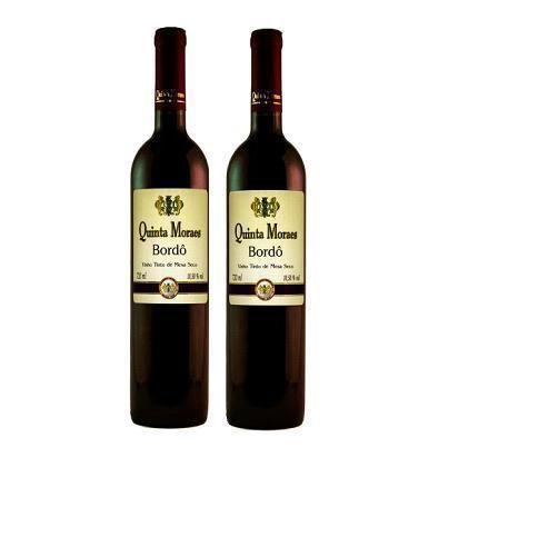 Imagem de Kit 2 Vinhos Quinta Moraes Tinto Bordo Seco