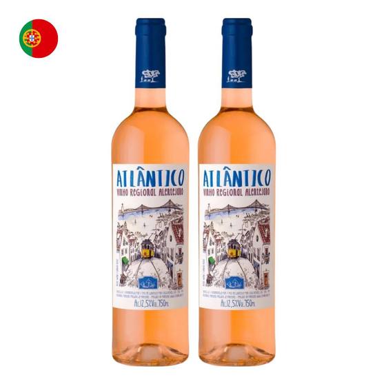 Imagem de Kit 2 Vinhos São Miguel Descobridores Atlântico Alentejo Rosé Portugal 750ml