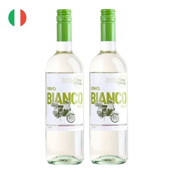 Imagem de Kit 2 Vinhos Sogno Italiano Bianco Branco Itália 750ml