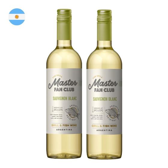 Imagem de Kit 2 Vinhos The Grill Master Sauvignon Blanc Branco Argentina 750ml