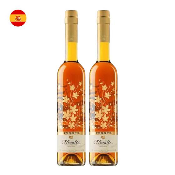 Imagem de Kit 2 Vinhos Torres Floralis Moscatel Oro Branco Espanha 500ml