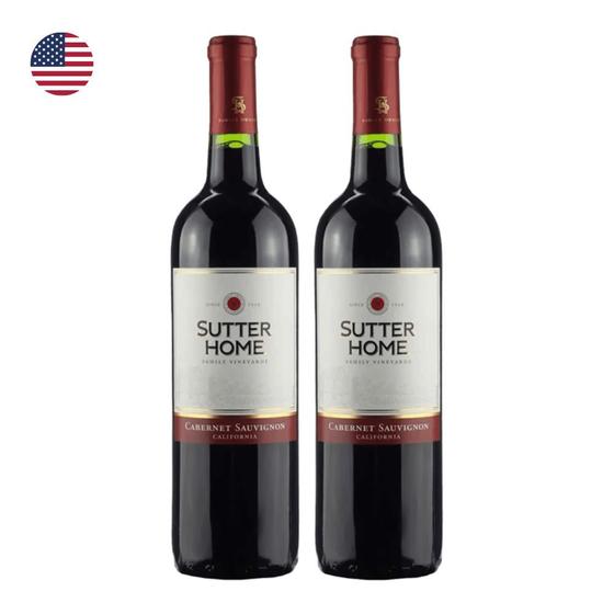 Imagem de Kit 2 Vinhos Trinchero Sutter Home Cabernet Sauvignon Tinto EUA 750ml