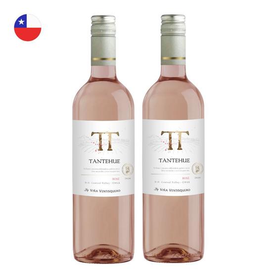 Imagem de Kit 2 Vinhos Ventisquero Tantehue Rosé Chile 750ml