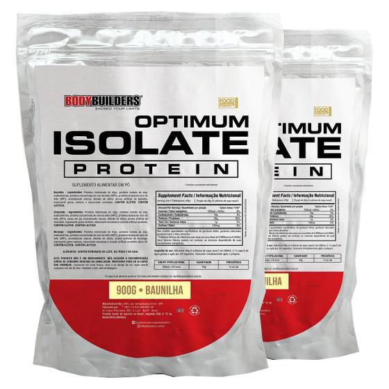 Imagem de Kit 2 Whey Protein Optimum Isolate 900G