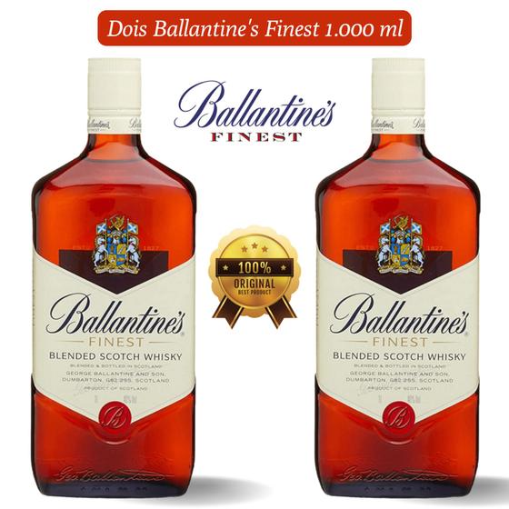 Imagem de Kit 2 Whisky Balantine's Finest 1.000ml