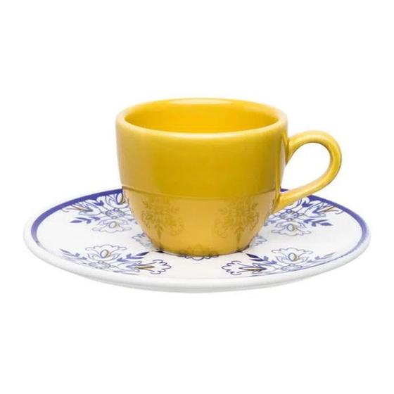 Imagem de Kit 2 Xícaras Cafezinho Coup Lisboa Oxford Porcelana 75ML