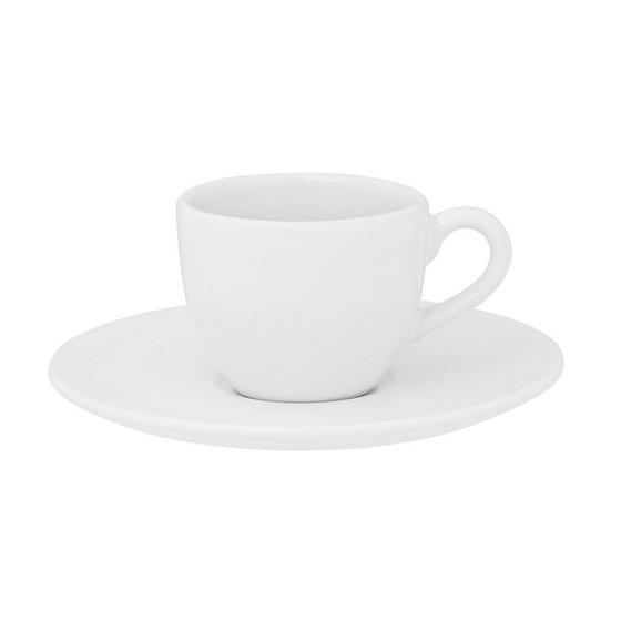 Imagem de Kit 2 Xícaras Cafezinho Coup White Oxford Porcelana 75ML