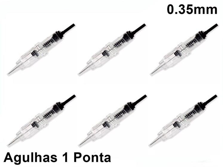 Imagem de Kit 20 Agulhas Easy Click Para Micropigmentação 1 Ponta