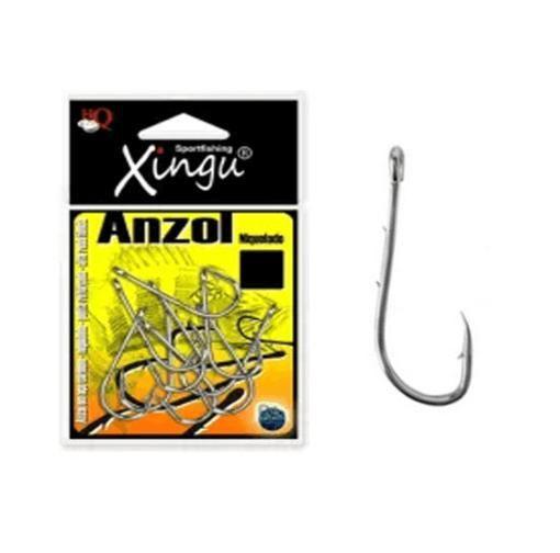 Imagem de Kit 20 Anzol Xingu 4330 Nickel Aço Carbono Reforçado N-16