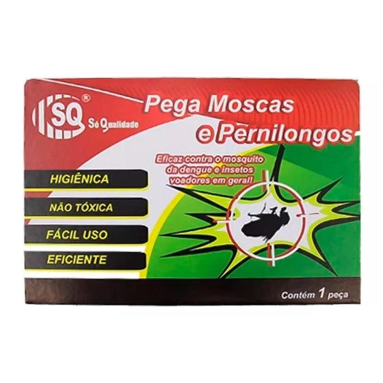 Imagem de Kit 20 Armadilha Adesiva Pega Moscas Mosquitos E Pernilongos