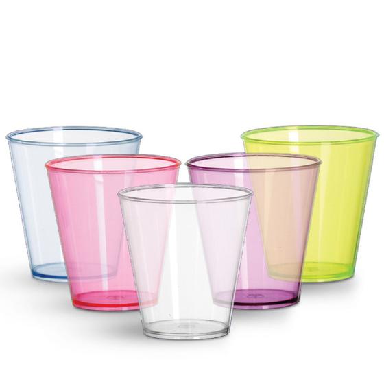 Imagem de Kit 20 Copo Drink Bebidas Festas Cristal 400ml Sortido