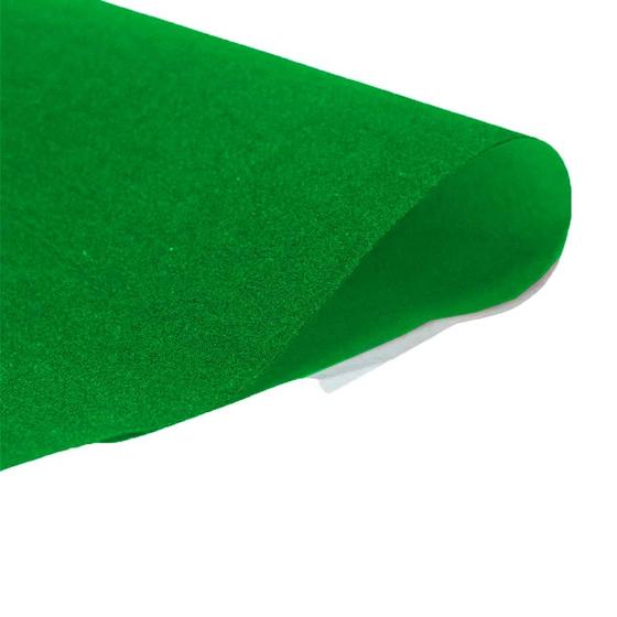 Imagem de Kit 20 Folhas de Papel Camurça Verde 40cm x 60cm