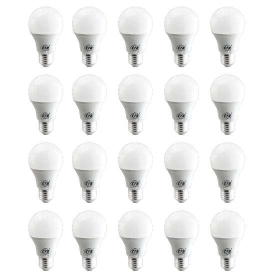 Kit 20 Lâmpada Led Bulbo 12w Luz Branco Frio Bivolt E27 Menor preço em Kit 20 Lâmpada Led Bulbo 12w Luz Branco Frio Bivolt E27