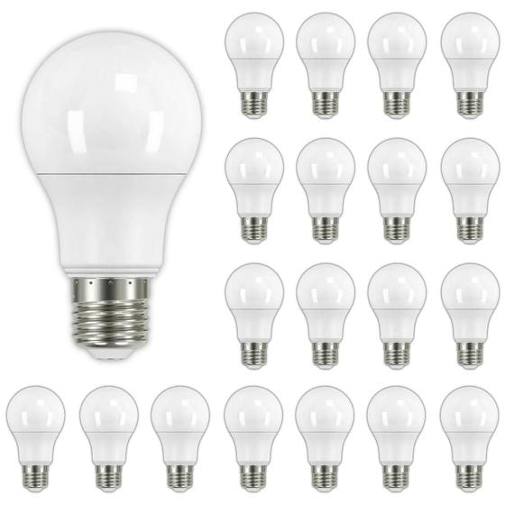 Imagem de Kit 20 Lâmpadas Led 4,9W 127V Branco Frio 6500k E27