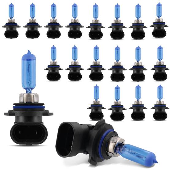 Kit 20 Lâmpadas Super Branca HB4 9006 8500K 55W 12V Efeito Xênon Aplicação Farol Menor preço em Kit 20 Lâmpadas Super Branca HB4 9006 8500K 55W 12V Efeito Xênon Aplicação Farol