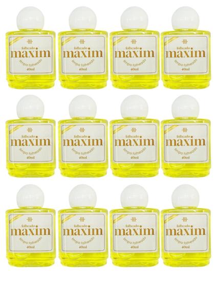 Imagem de Kit 20 Limpa Chapeados Maxim 40Ml Amarelo Liquido Folheado