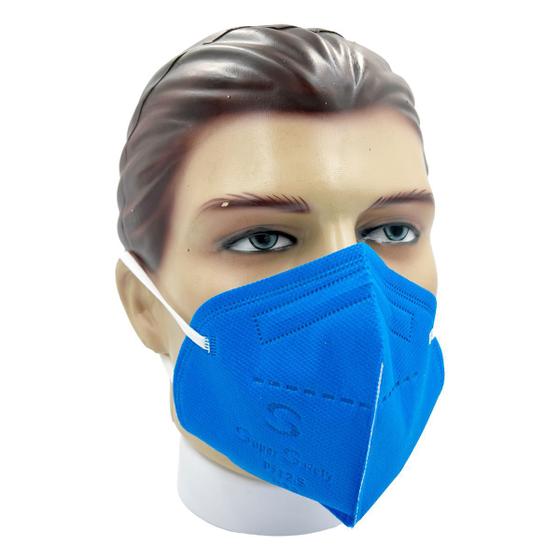 Kit 20 máscara pff2 azul sem/ válvula ca 44595 super safety Máscara