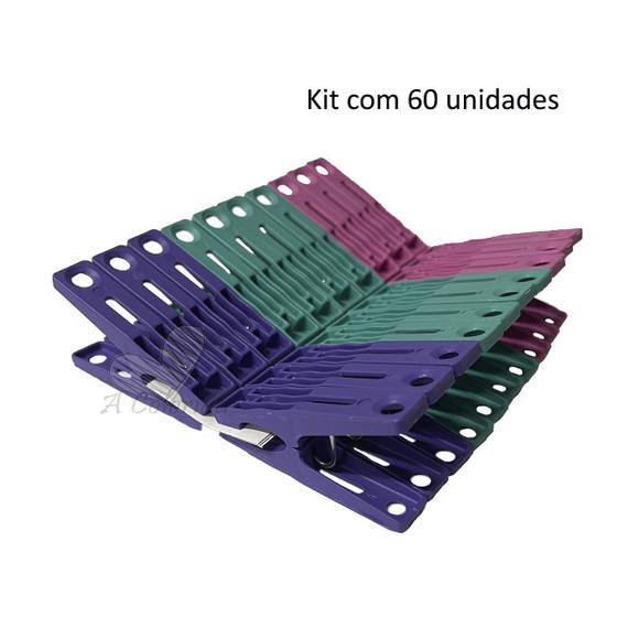 Kit 20 Prendedores Pregadores De Roupa Varal Plástico Resistente Sortido Menor preço em Kit 20 Prendedores Pregadores De Roupa Varal Plástico Resistente Sortido