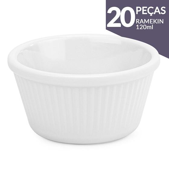 Imagem de Kit 20 Ramekin Melamina Buffet Restaurante 120 Ml Gourmet Mix