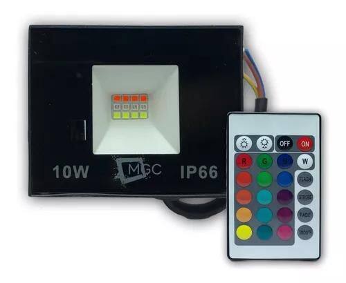 Rgb Mgc Kit 20 Refletor Led 10w Rgb Ip66 A Prova De Agua quintal jardim bivolt ...