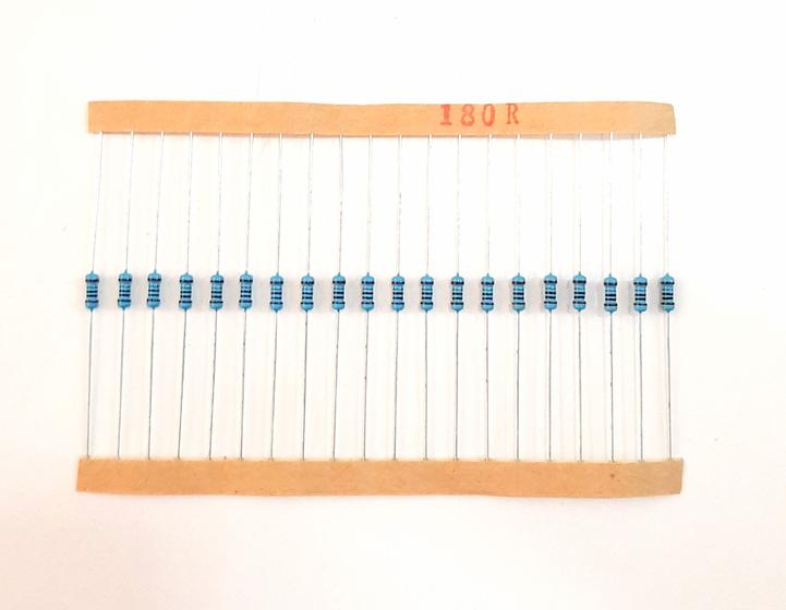 Imagem de Kit 20 Resistor de Precisão 180R 1/4w 1%