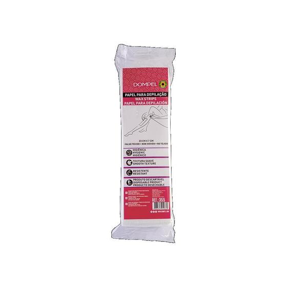 Imagem de Kit 200 Papel para Depilação Falso Tecido Tnt Profissional Dompel