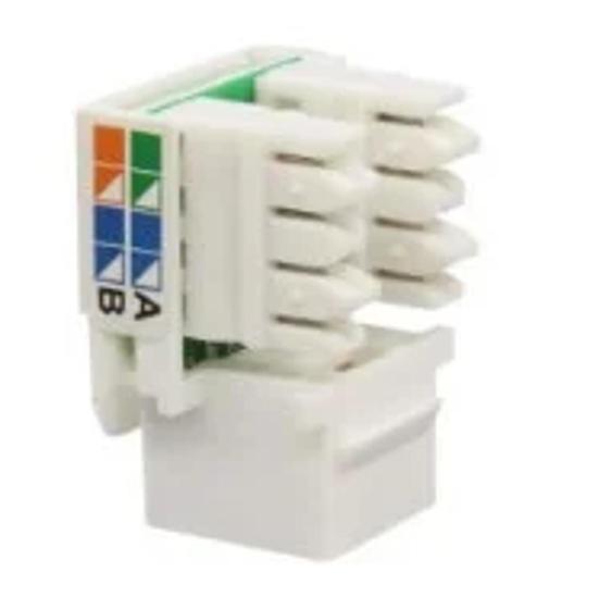 Imagem de Kit 20un Conector Rj45 Femea Keystone Cat6
