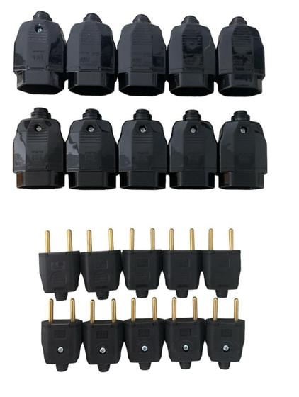 Kit 20un Plugue Tomada Macho e Fêmea 20A e 10A WEG Menor preço em Kit 20un Plugue Tomada Macho e Fêmea 20A e 10A WEG