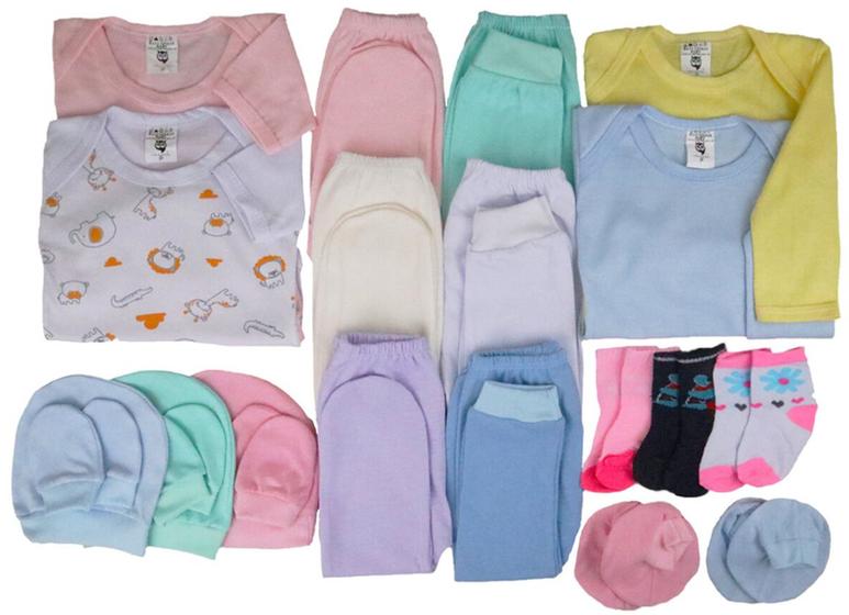 Imagem de Kit 21 Peças Maternidade Roupa De Bebê