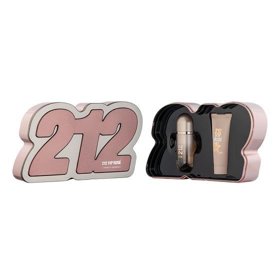 Imagem de Kit 212 Vip Rosé Eau de Parfum Carolina Herrera - Perfume Feminino 50ml + Loção Corporal