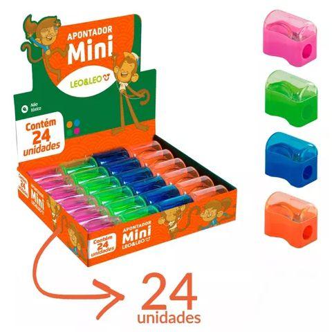 Imagem de Kit 24 Apontador Com Depósito Mini Cestinha Leo & Leo - Leo leo