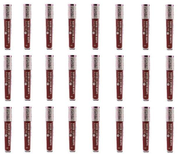 Imagem de Kit 24 Batom Líq. Matte Cor 32 Sangria 4ml - Ramona Make Up