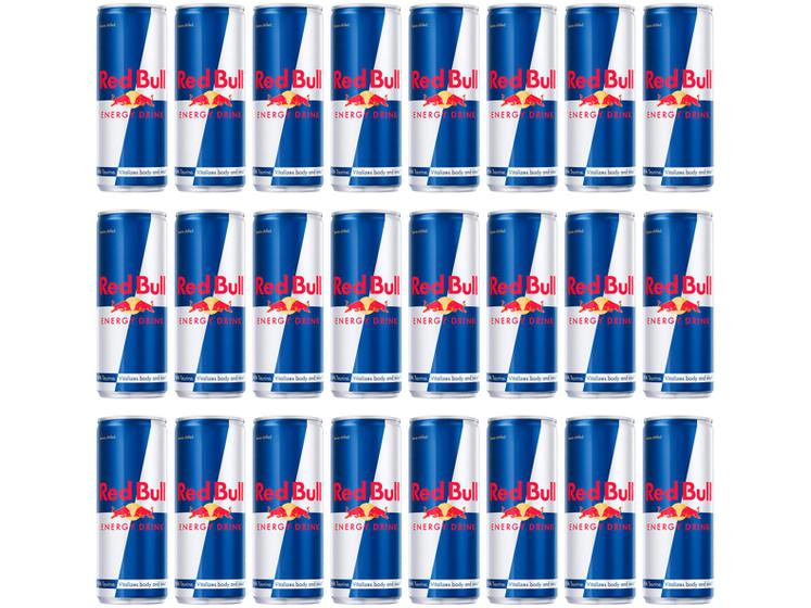 Kit 24 Bebidas Energéticas Red Bull Energy Drink Menor preço em Kit 24 Bebidas Energéticas Red Bull Energy Drink