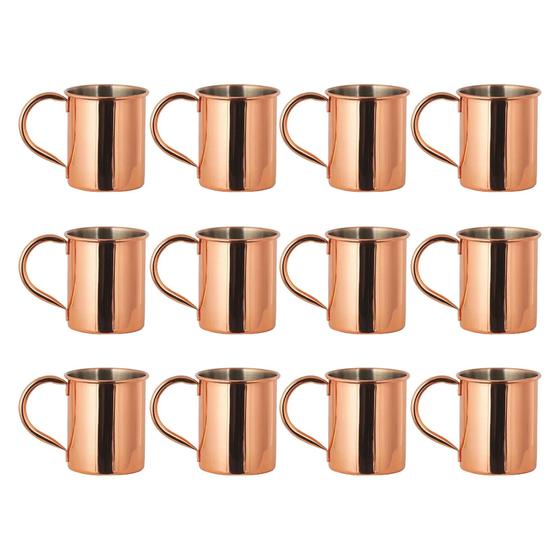 Imagem de Kit 24 Caneca Moscow Mule Drink Cobre Bronze