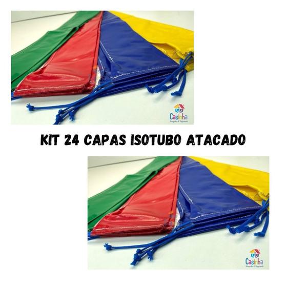 Imagem de Kit 24 capas protetora para hastes cama elástica atacado