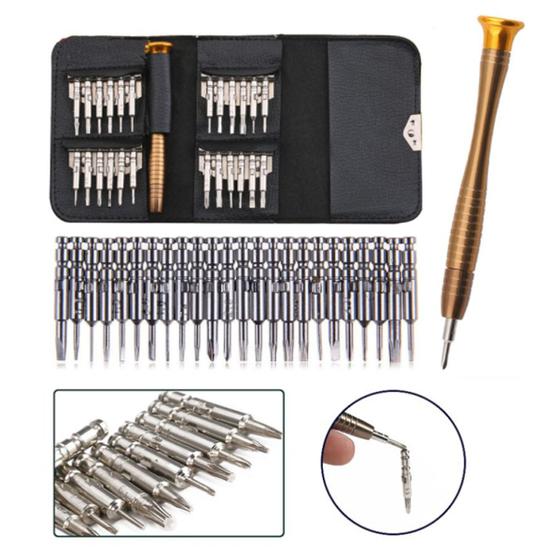Imagem de Kit 24 Ferramentas Chaves Torx T2 T3 T4 T5 T6 T7 T8 T9 T10 15 Fenda