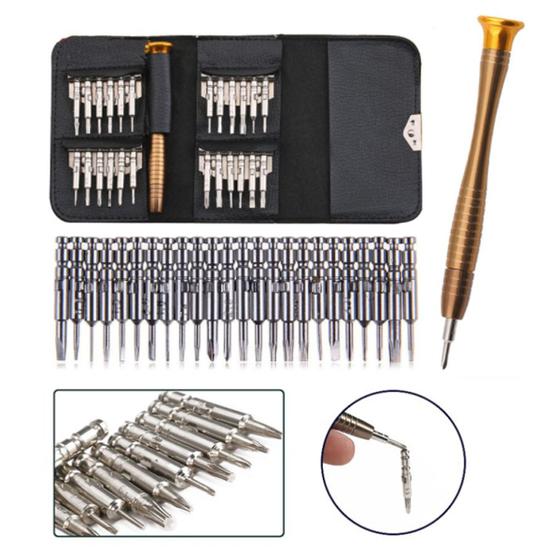 Imagem de Kit 24 Ferramentas Chaves Torx T2 T3 T4 T5 T6 T7 T8 T9 T10 15 Fenda