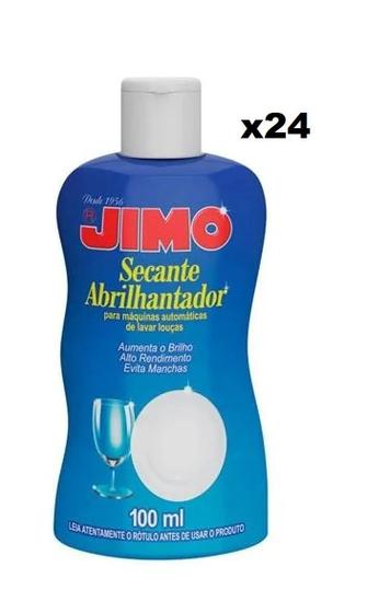 Imagem de Kit 24 Jimo Secante Abrilhantador Louça 100ml Original