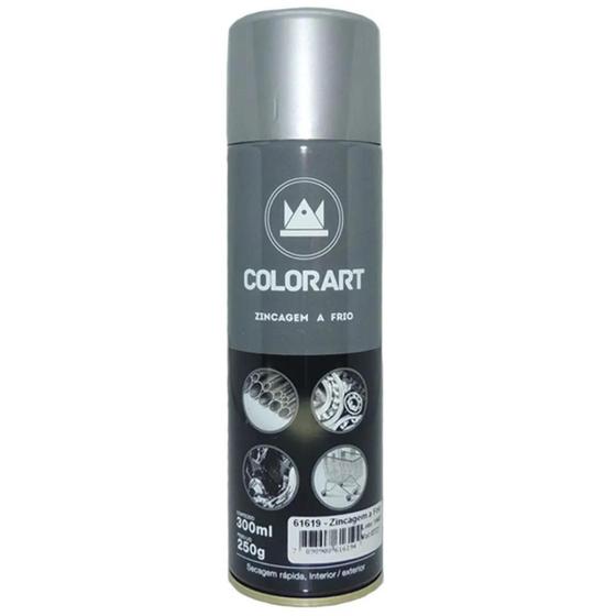 Imagem de Kit 24 latas spray galvanização a frio colorart(4 caixas)