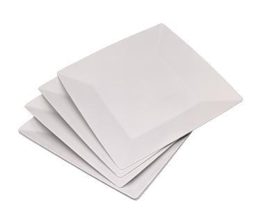 Imagem de Kit 24 Pratos Branco Refeição e Sobremesa Restaurante