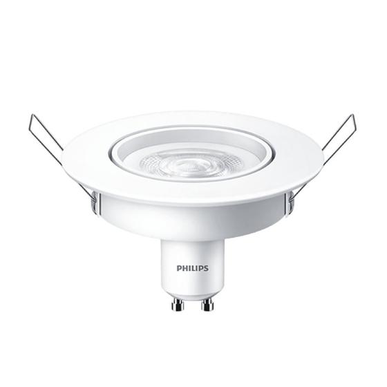 Imagem de Kit 24 spot led redondo 5w = 50w bivolt philips residencial