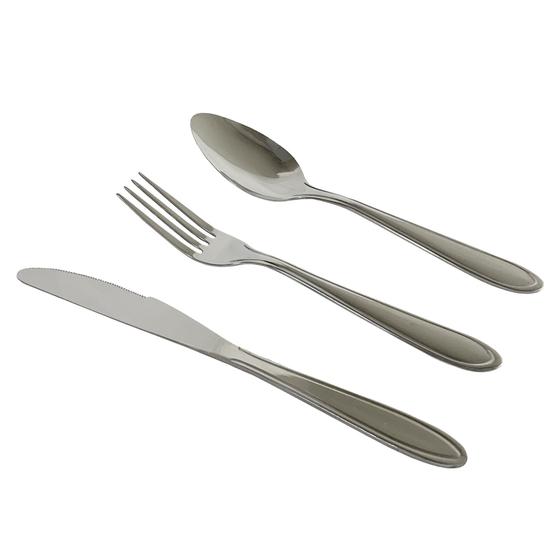 Kit 24 Talher Garfo Colher Faca Restaurante Buffet Mesa Inox Menor preço em Kit 24 Talher Garfo Colher Faca Restaurante Buffet Mesa Inox